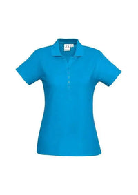 Biz Collection Women’s Crew Polo P400LS Metro Workwear.