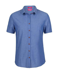 Jb's Classic Short Sleeve Fine Chambray Shirt 4FC1S Metro Workwear.