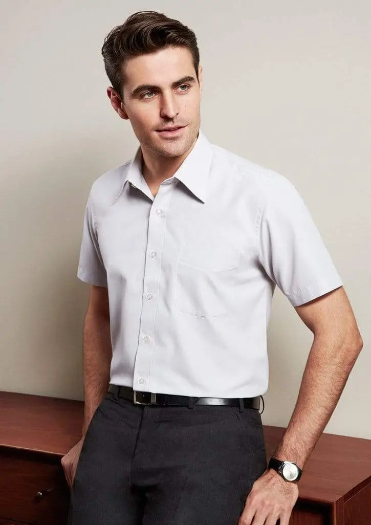 Biz Collection Men’s Ambassador Short Sleeve Shirt S251ms Metro Workwear.
