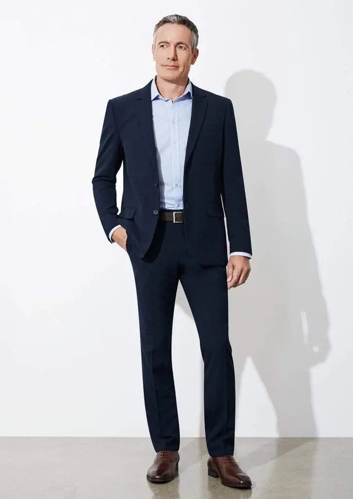 Biz Collection Men’s Classic Slim Pants Bs720m Metro Workwear.