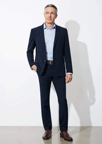 Biz Collection Men’s Classic Slim Pants Bs720m Metro Workwear.