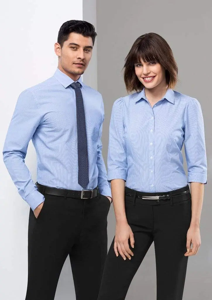 Biz Collection Men’s Euro Long Sleeve Shirt S812ML Metro Workwear.