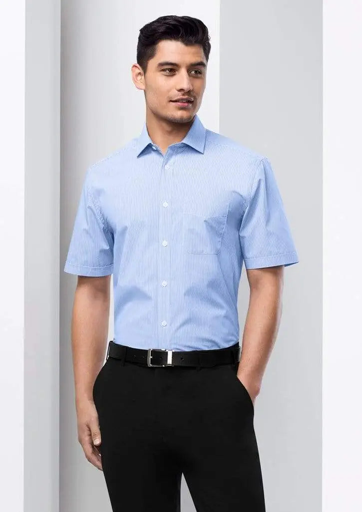 Biz Collection Men’s Euro Short Sleeve Shirt S812MS Metro Workwear.