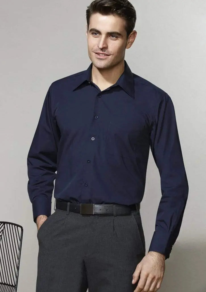 Biz Collection Men’s Metro Long Sleeve Shirt Sh714 Metro Workwear.