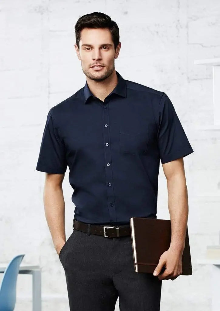 Biz Collection Men’s Monaco Short Sleeve Shirt S770ms Metro Workwear.