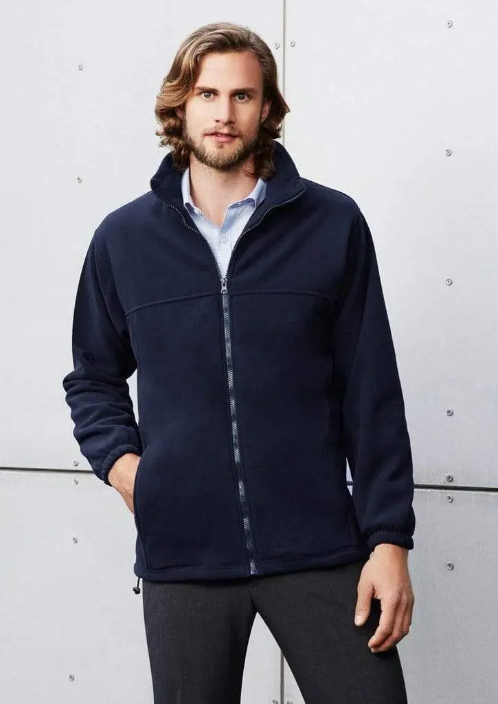 Biz Collection Men’s Plain Micro Fleece Jacket Pf630 Metro Workwear.