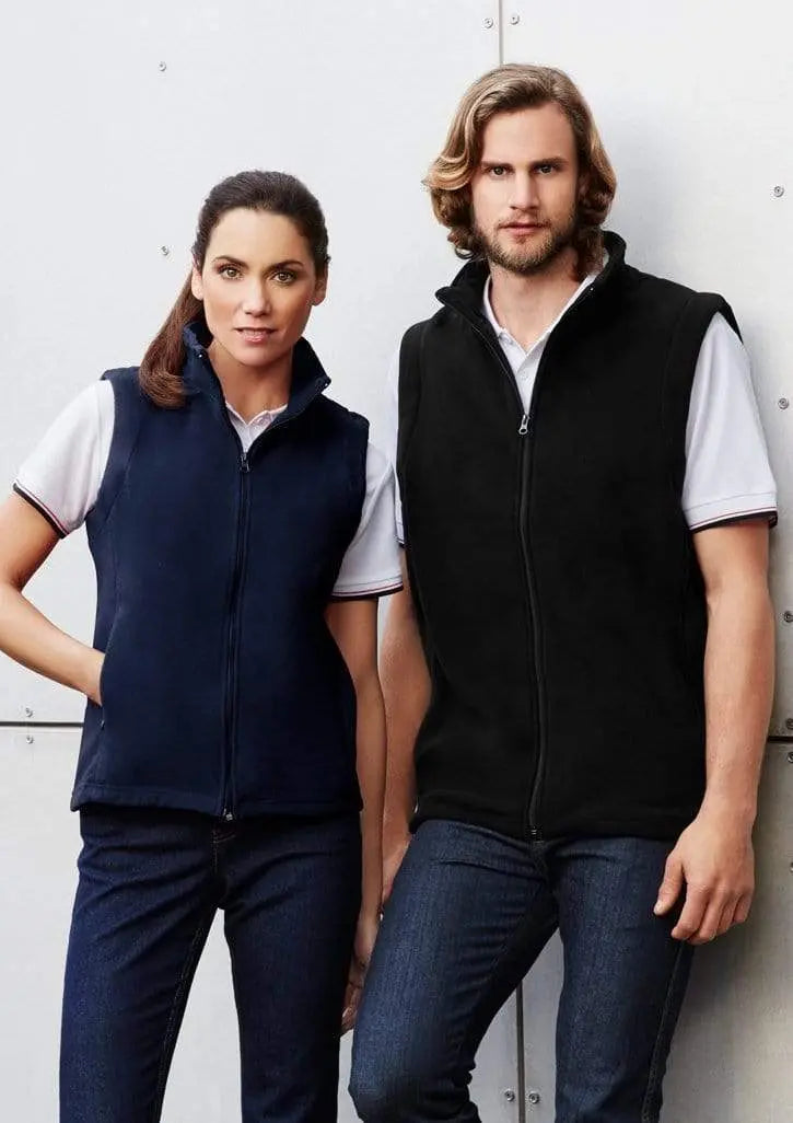 Biz Collection Men’s Plain Micro Fleece Vest F233mn Metro Workwear.