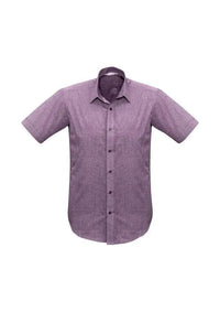 Biz Collection Men’s Trend Short Sleeve Shirt S622ms Metro Workwear.