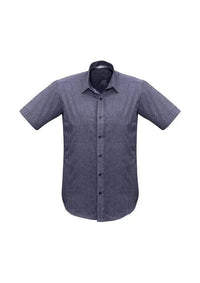 Biz Collection Men’s Trend Short Sleeve Shirt S622ms Metro Workwear.