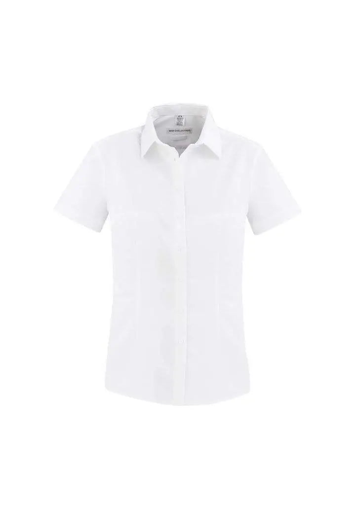 Biz Collection Corporate Wear White / 6 Biz Collection Regent Ladies S/S Shirt S912LS