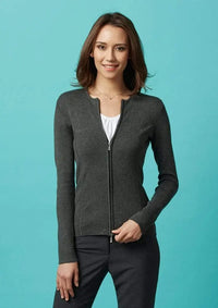 Biz Collection Women’s 2-way Zip Cardigan LC3505 Metro Workwear.