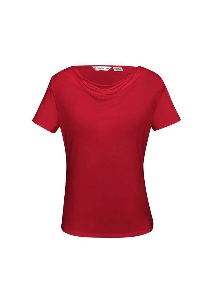 Biz Collection Women’s Ava Drape Knit Top K625ls Metro Workwear.