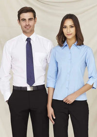 Biz Collection Women’s Base 3/4 Sleeve Shirt S10521 Metro Workwear.