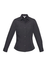 Biz Collection Women’s Bondi Long Sleeve Shirt S306ll Metro Workwear.