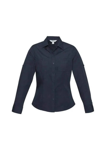 Biz Collection Women’s Bondi Long Sleeve Shirt S306ll Metro Workwear.