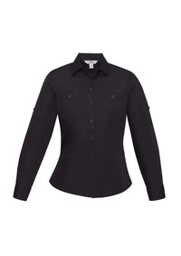 Biz Collection Women’s Bondi Long Sleeve Shirt S306ll Metro Workwear.