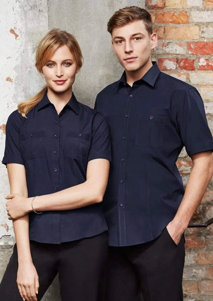 Biz Collection Women’s Bondi Short Sleeve Shirt S306ls Metro Workwear.