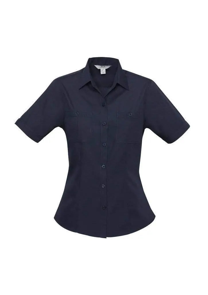 Biz Collection Women’s Bondi Short Sleeve Shirt S306ls Metro Workwear.