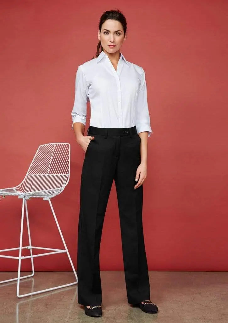 Biz Collection Women’s Detroit Flexi-band Pants Bs610l Metro Workwear.