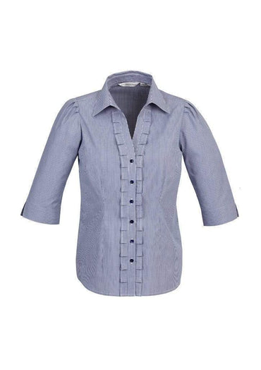 Biz Collection Women’s Edge 3/4 Sleeve Shirt S267lt Metro Workwear.