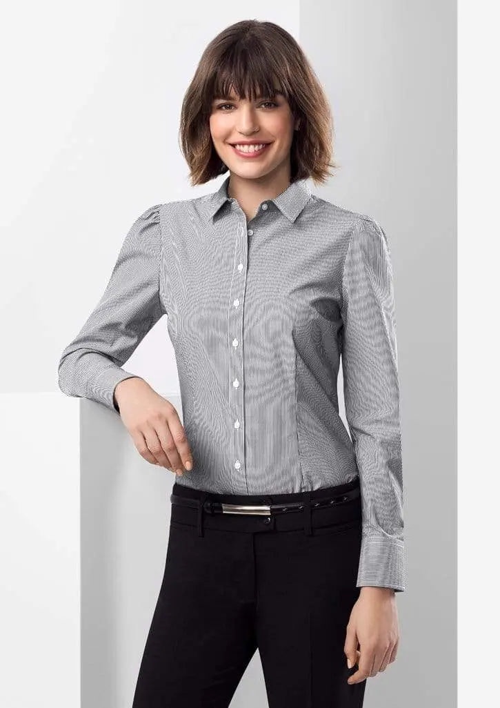 Biz Collection Women’s Euro Long Sleeve Shirt S812LL Metro Workwear.
