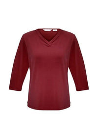 Biz Collection Women’s Lana 3/4 Sleeve Top K819lt Metro Workwear.