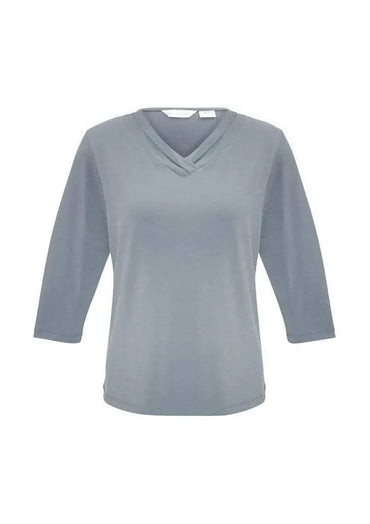Biz Collection Women’s Lana 3/4 Sleeve Top K819lt Metro Workwear.