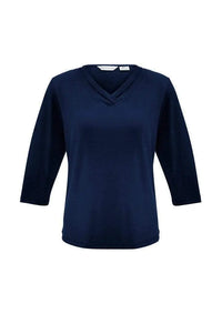 Biz Collection Women’s Lana 3/4 Sleeve Top K819lt Metro Workwear.