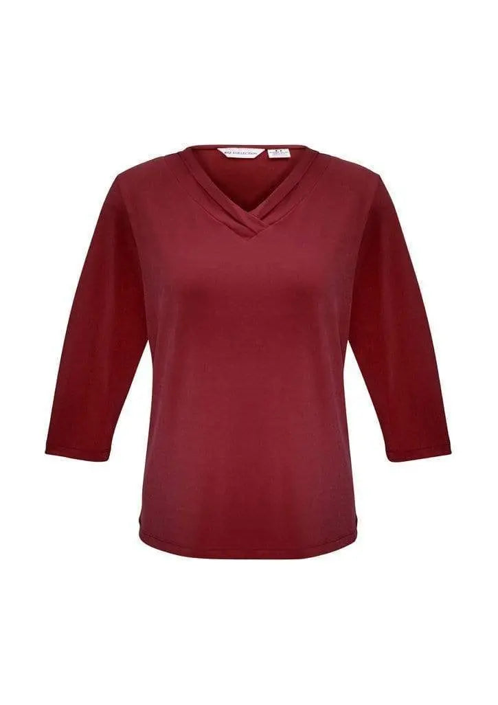 Biz Collection Women’s Lana 3/4 Sleeve Top K819lt Metro Workwear.