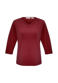 Biz Collection Women’s Lana 3/4 Sleeve Top K819lt Metro Workwear.