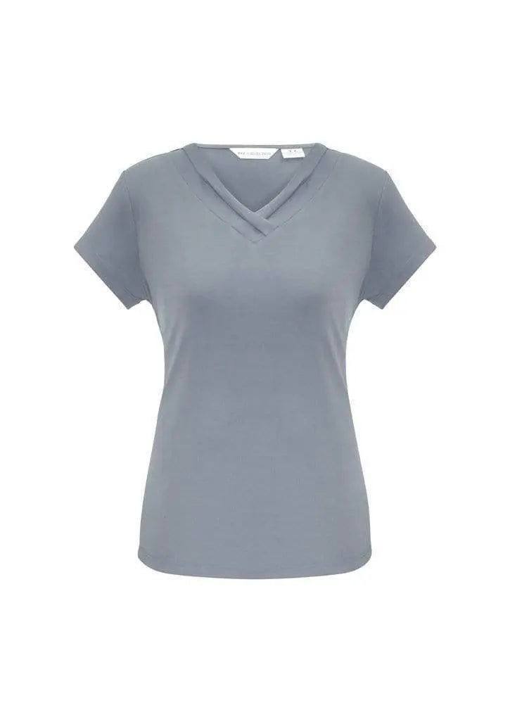 Biz Collection Women’s Lana Short Sleeve Top K819ls Metro Workwear.