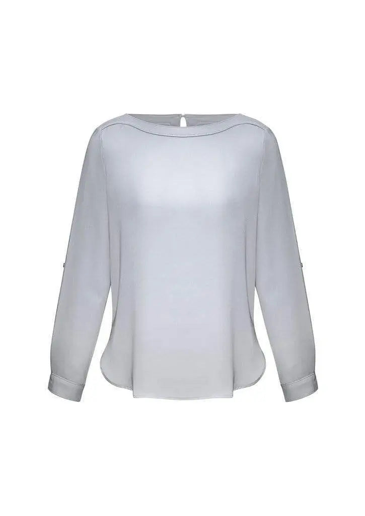 Biz Collection Women’s Madison Boatneck Blouse S828ll Metro Workwear.