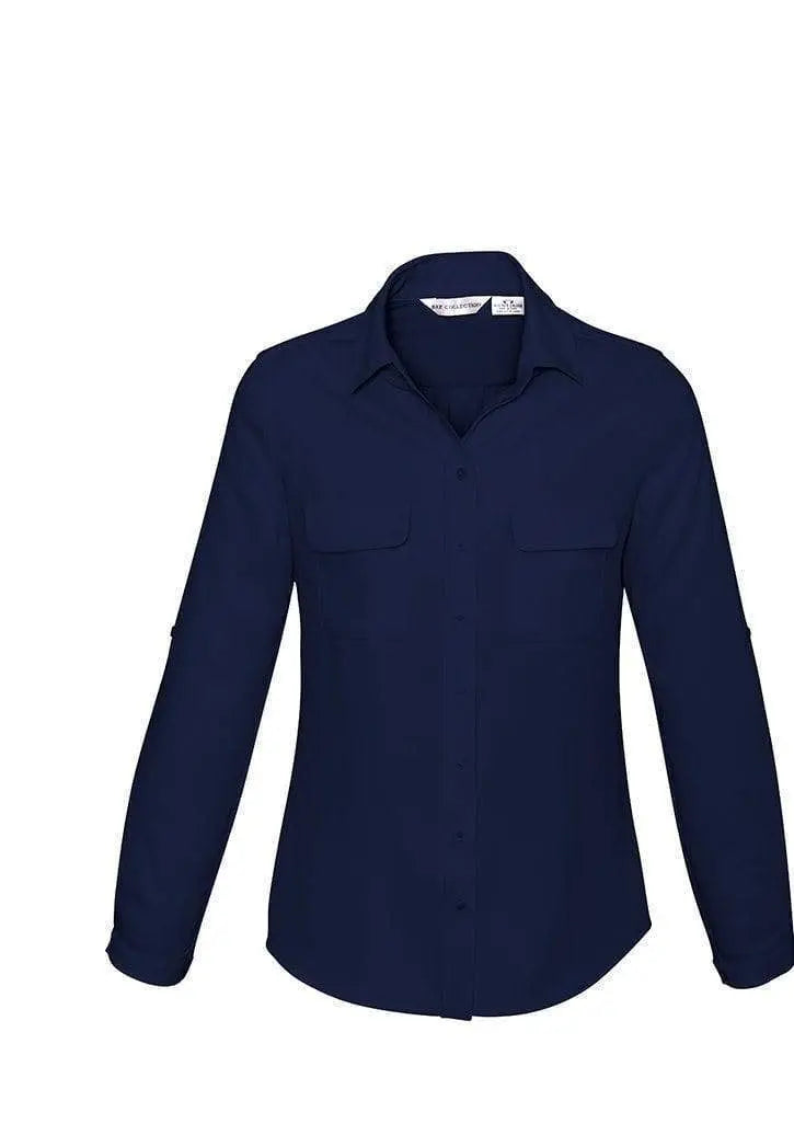 Biz Collection Women’s Madison Long Sleeve Shirt S626ll Metro Workwear.