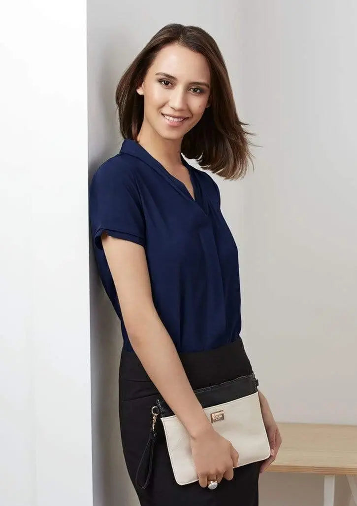 Biz Collection Women’s Madison Short Sleeve S628ls Metro Workwear.