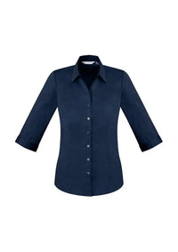 Biz Collection Women’s Monaco 3/4 Sleeve Shirt S770lt Metro Workwear.
