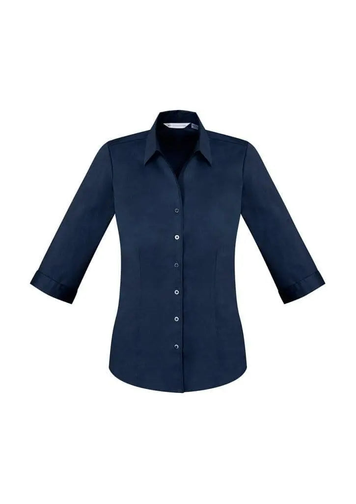 Biz Collection Women’s Monaco 3/4 Sleeve Shirt S770lt Metro Workwear.