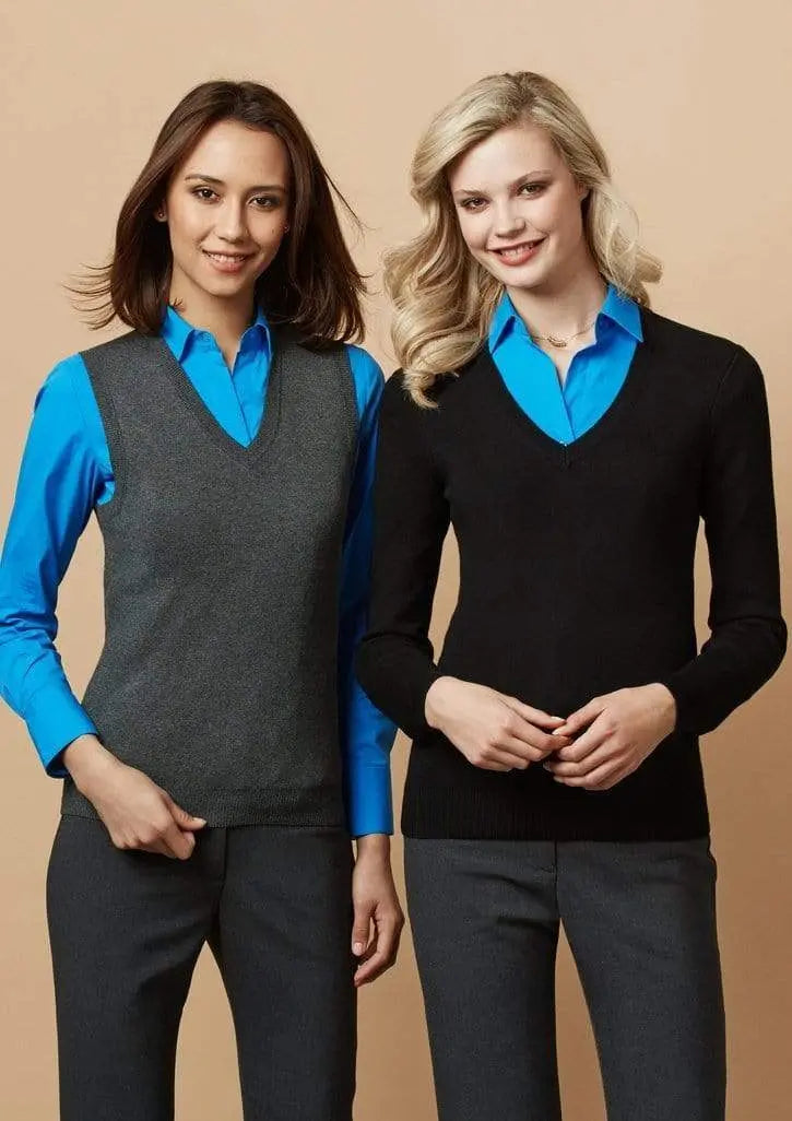 Biz Collection Women’s V-neck Pullover Lp3506 Metro Workwear.