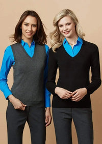 Biz Collection Women’s V-neck Vest Lv3504 Metro Workwear.