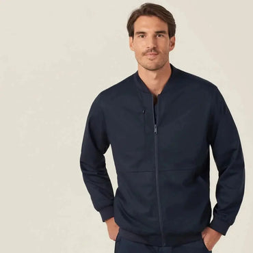 NNT Unisex Jonas Bomber Jacket CATP85 in Midnight Navy
