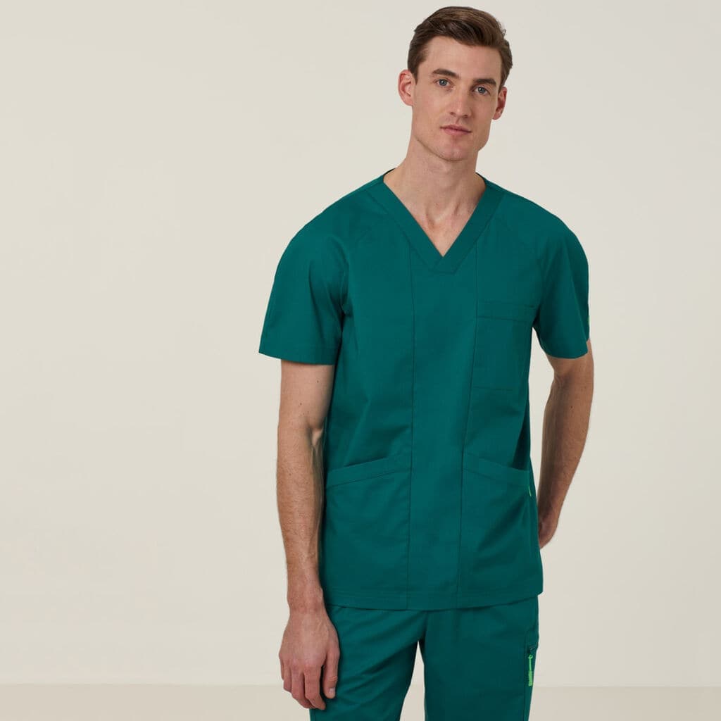 Carl Unisex V-Neck Scrub Top CATRFV Metro Workwear.
