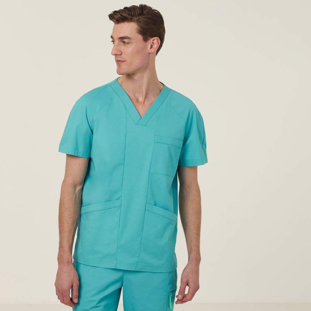 Carl Unisex V-Neck Scrub Top CATRFV Metro Workwear.