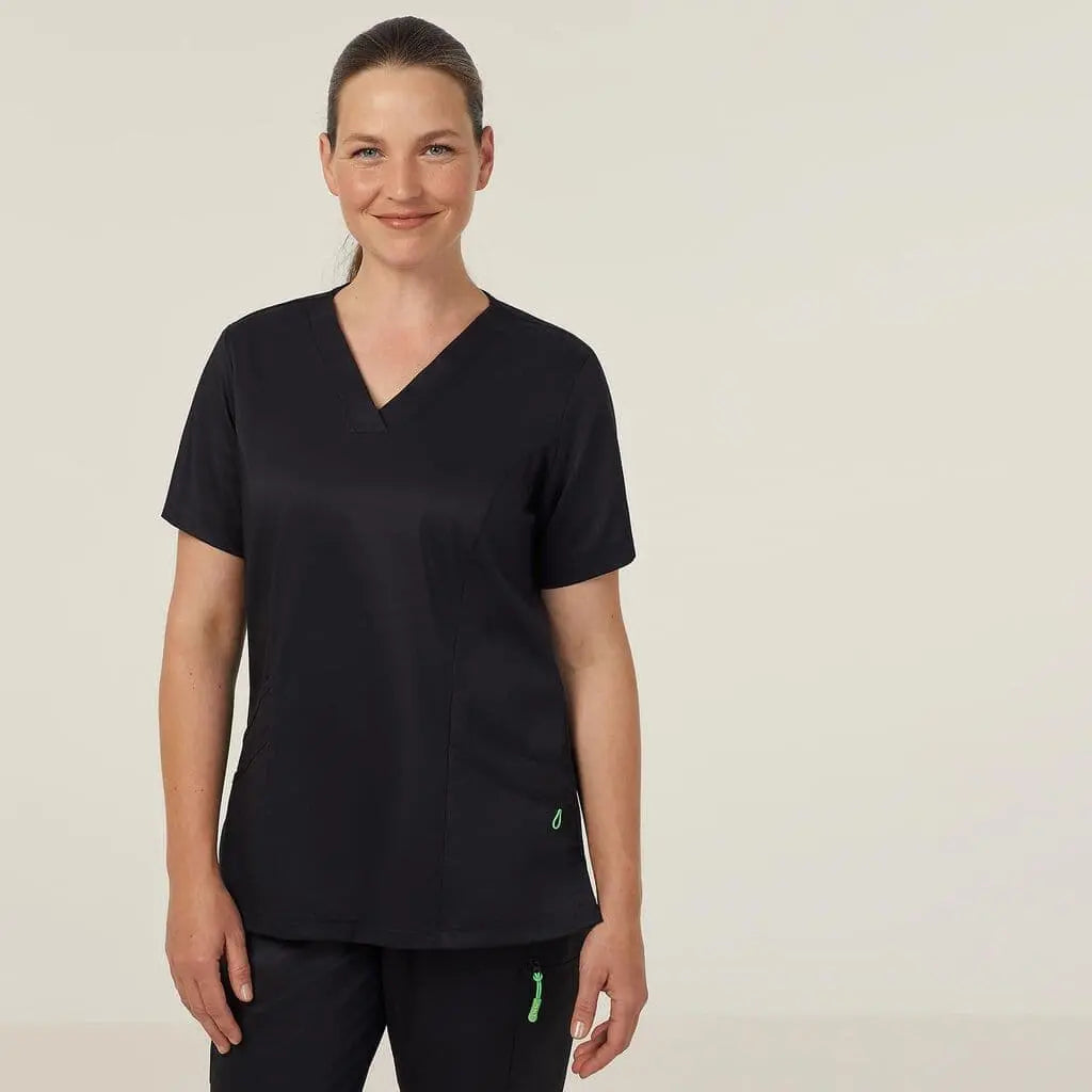 NNT Nightingale V-Neck Scrub Top CATU5F Metro Workwear.