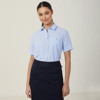 NNT Silvi Spot Print Short Sleeve Shirt CATU7H Metro Workwear.