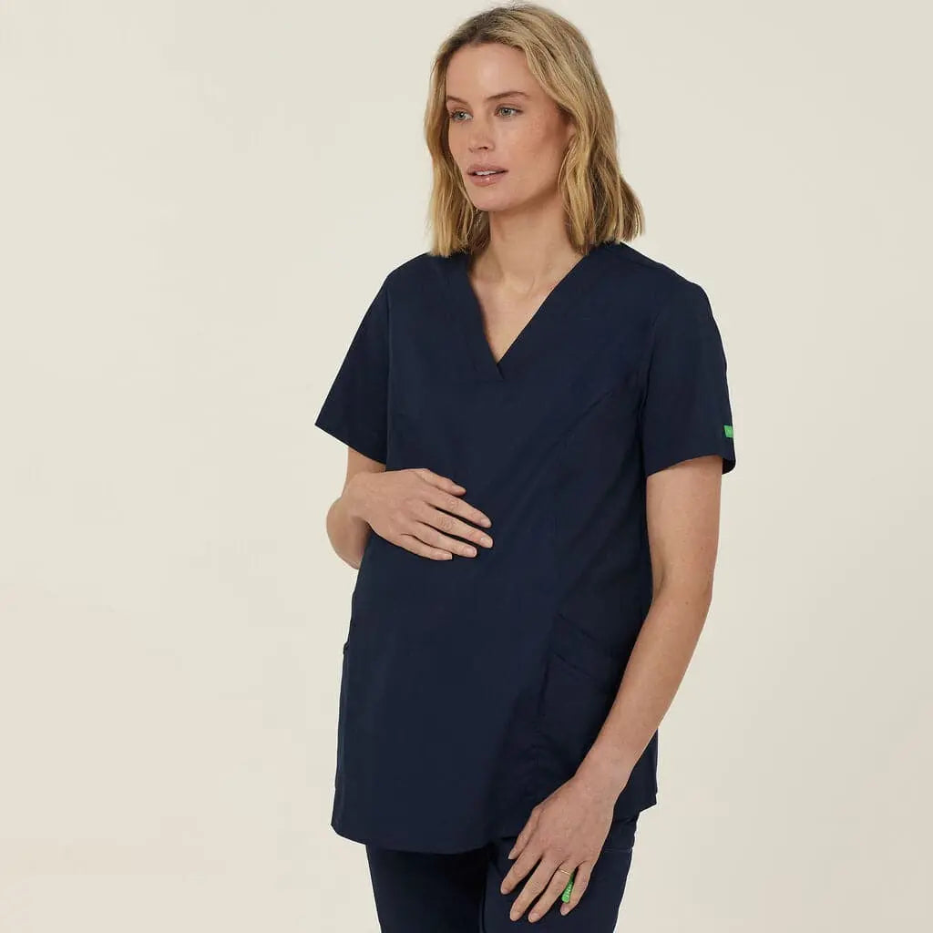 Next-gen Antibacterial Maternity Scrub Top CATULJ-MDN - Simply Scrubs Australia