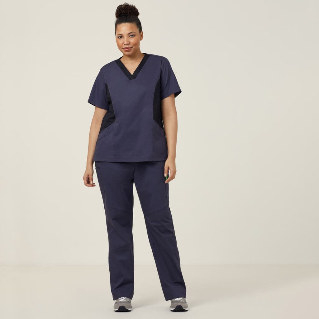 Next-gen Antibacterial Nightingale Scrub Top CATULL Metro Workwear.