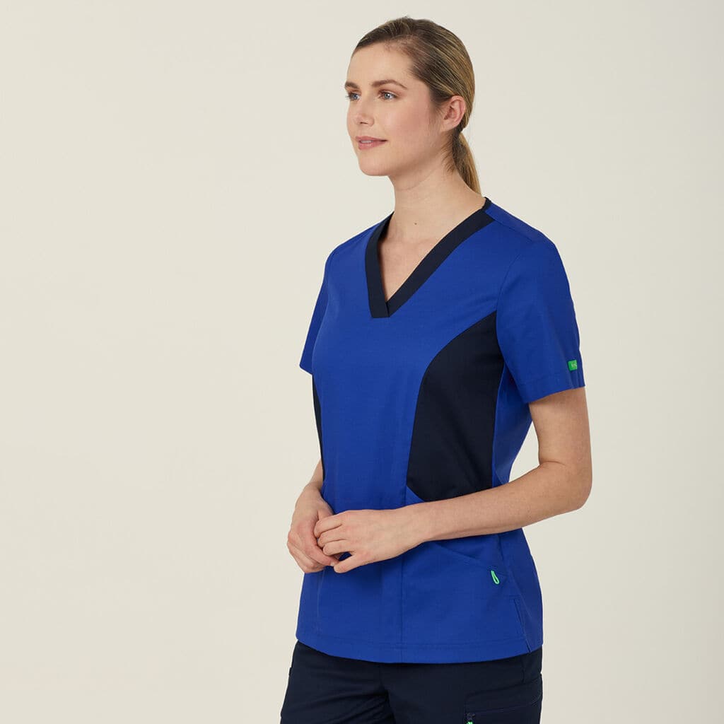 Next-gen Antibacterial Nightingale Scrub Top CATULL Metro Workwear.