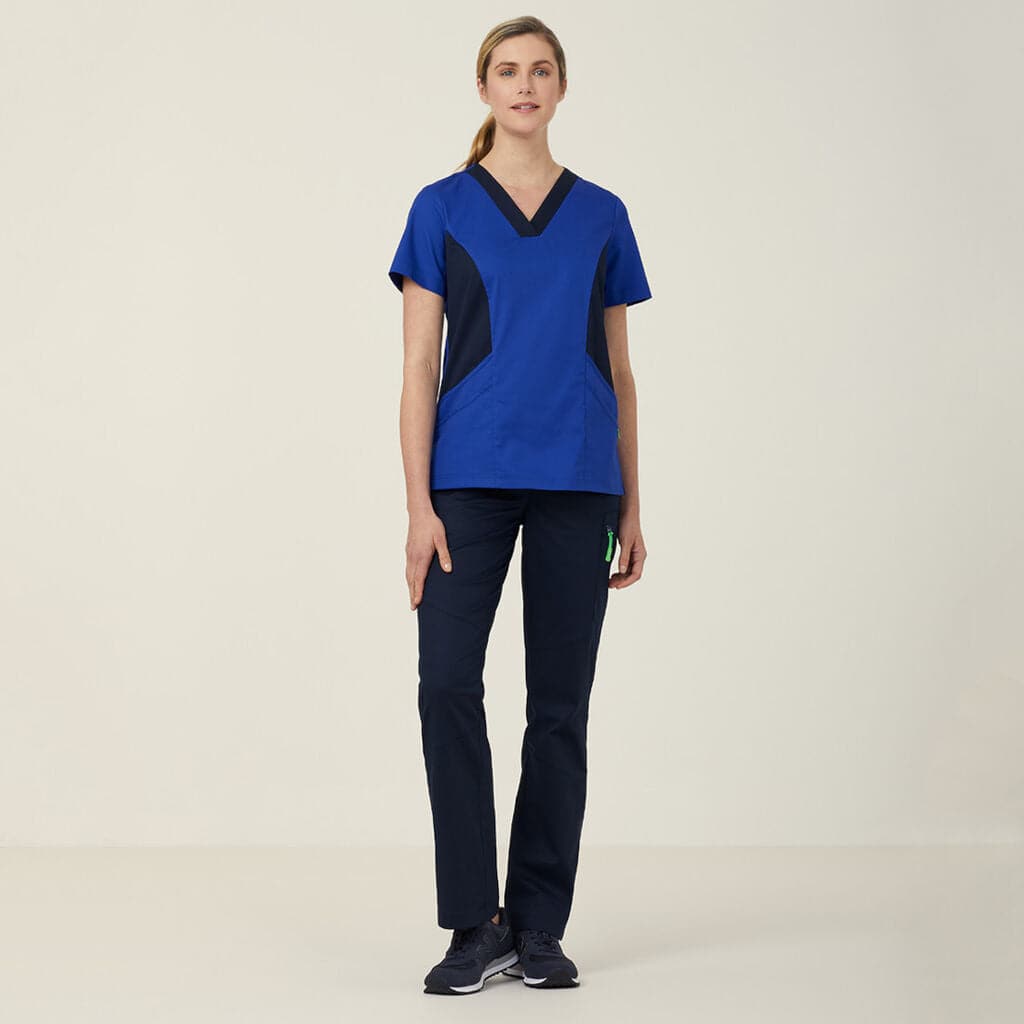 Next-gen Antibacterial Nightingale Scrub Top CATULL Metro Workwear.