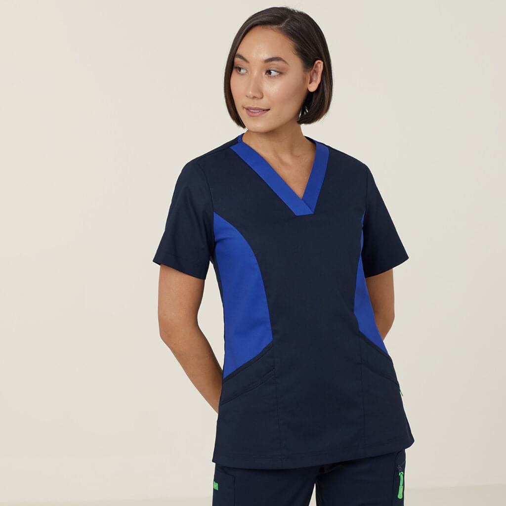 Next-gen Antibacterial Nightingale Scrub Top CATULL Metro Workwear.