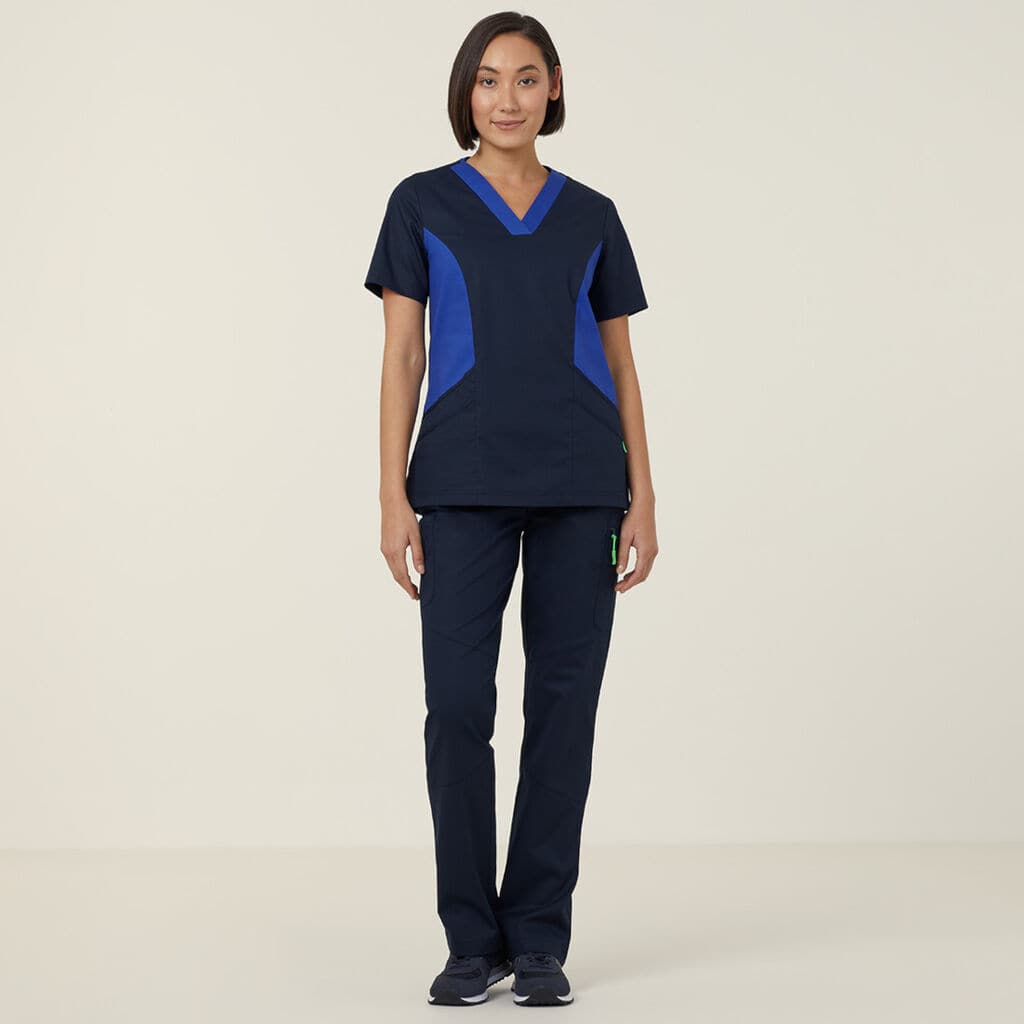 Next-gen Antibacterial Nightingale Scrub Top CATULL Metro Workwear.
