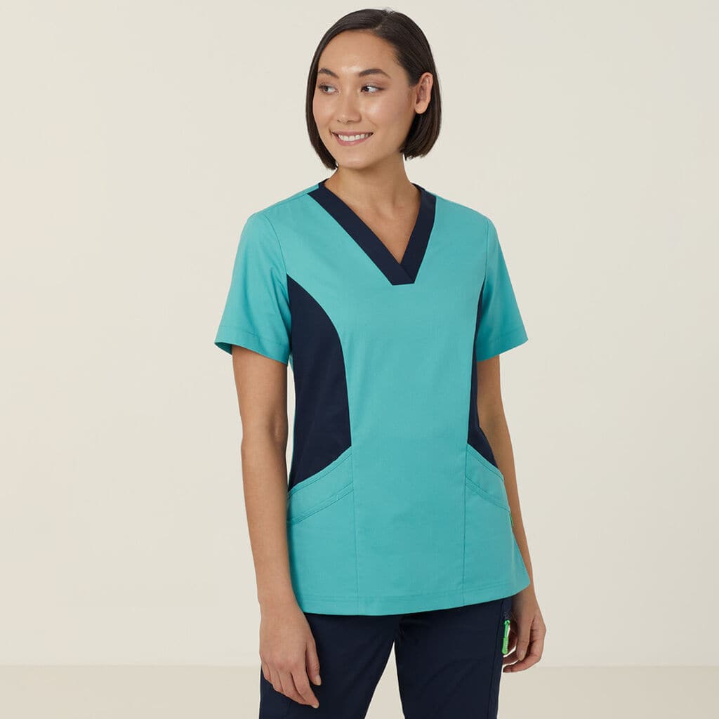 Next-gen Antibacterial Nightingale Scrub Top CATULL Metro Workwear.